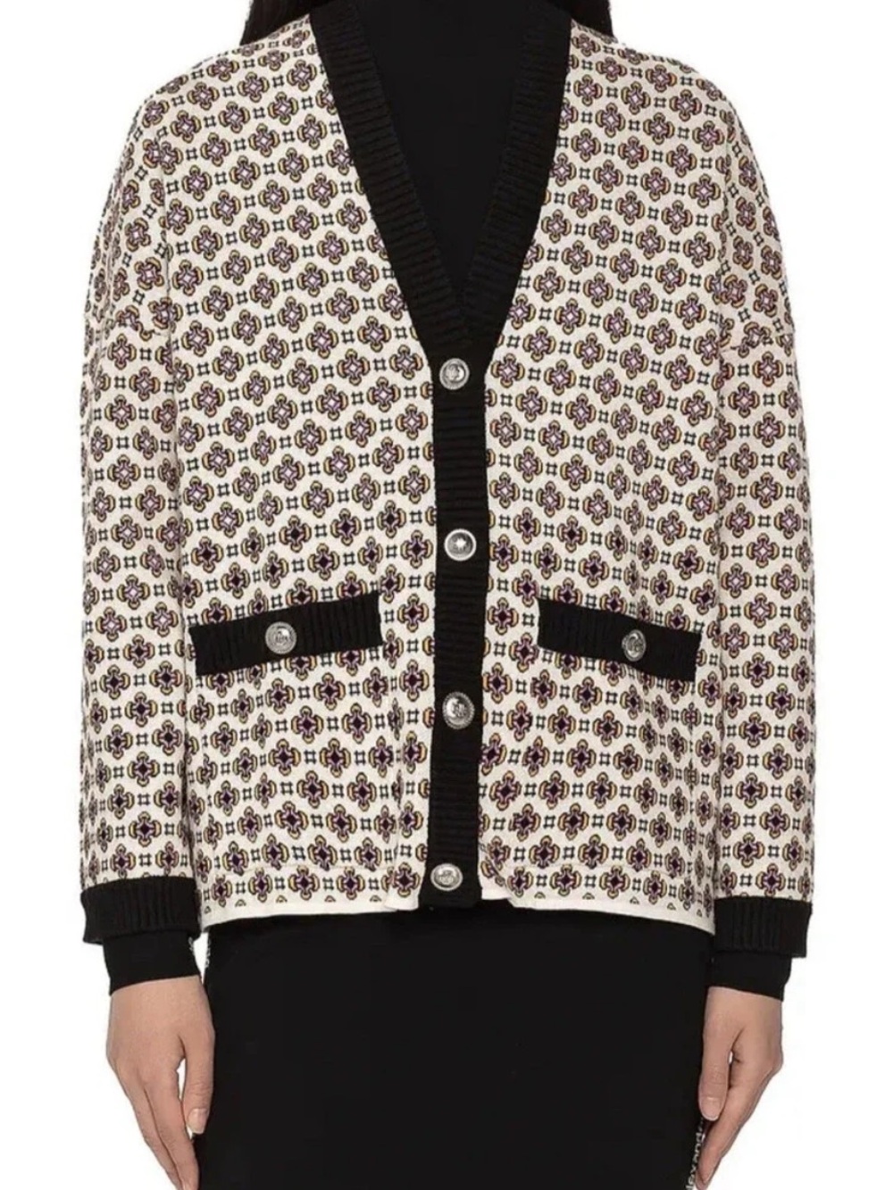 maje | Monasty Graphic Cardigan